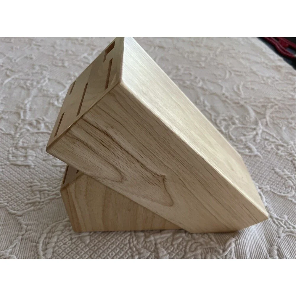 J.A. Henckels 11 Slot Solid Wood Knife Block Holder Storage 42CK52   13356-400